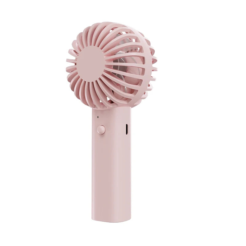 AirGo™ Portable Handheld & Desktop Mini Fan – USB Rechargeable Travel Air Cooler