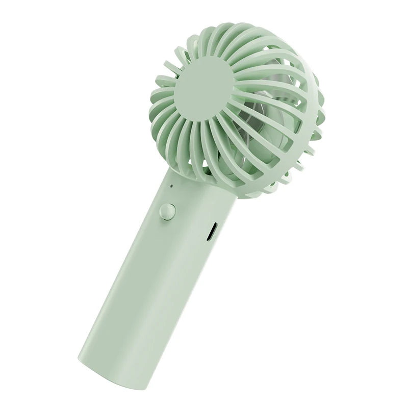 AirGo™ Portable Handheld & Desktop Mini Fan – USB Rechargeable Travel Air Cooler