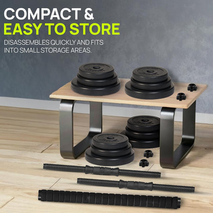 Adjustable Dumbbells Set, Hand Free Weights Set for Strength Training, Weight Lifting, Bodybuilding- Weight Sets for Men and Women
