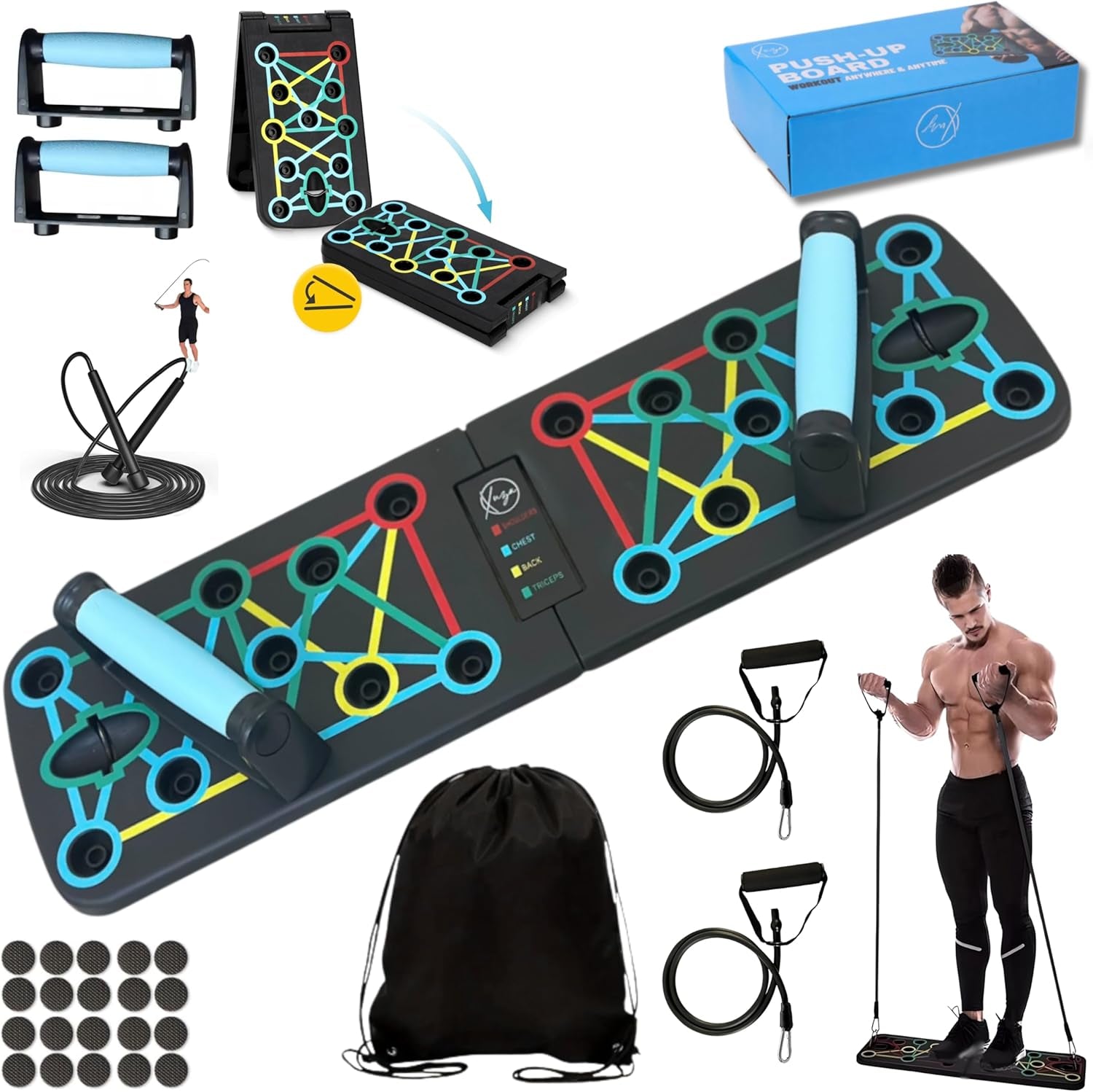 Push up Board with Jump Rope