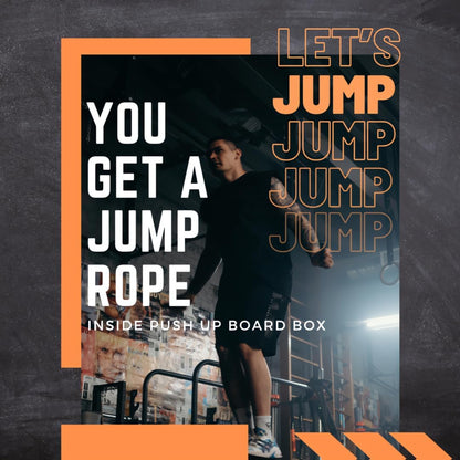 Push up Board with Jump Rope