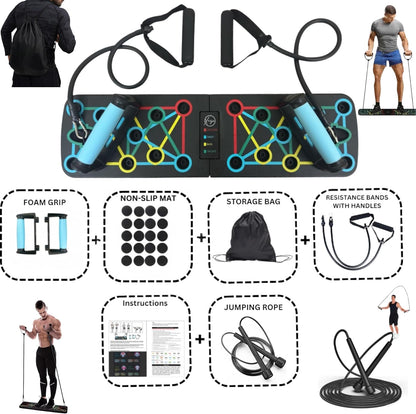 Push up Board with Jump Rope