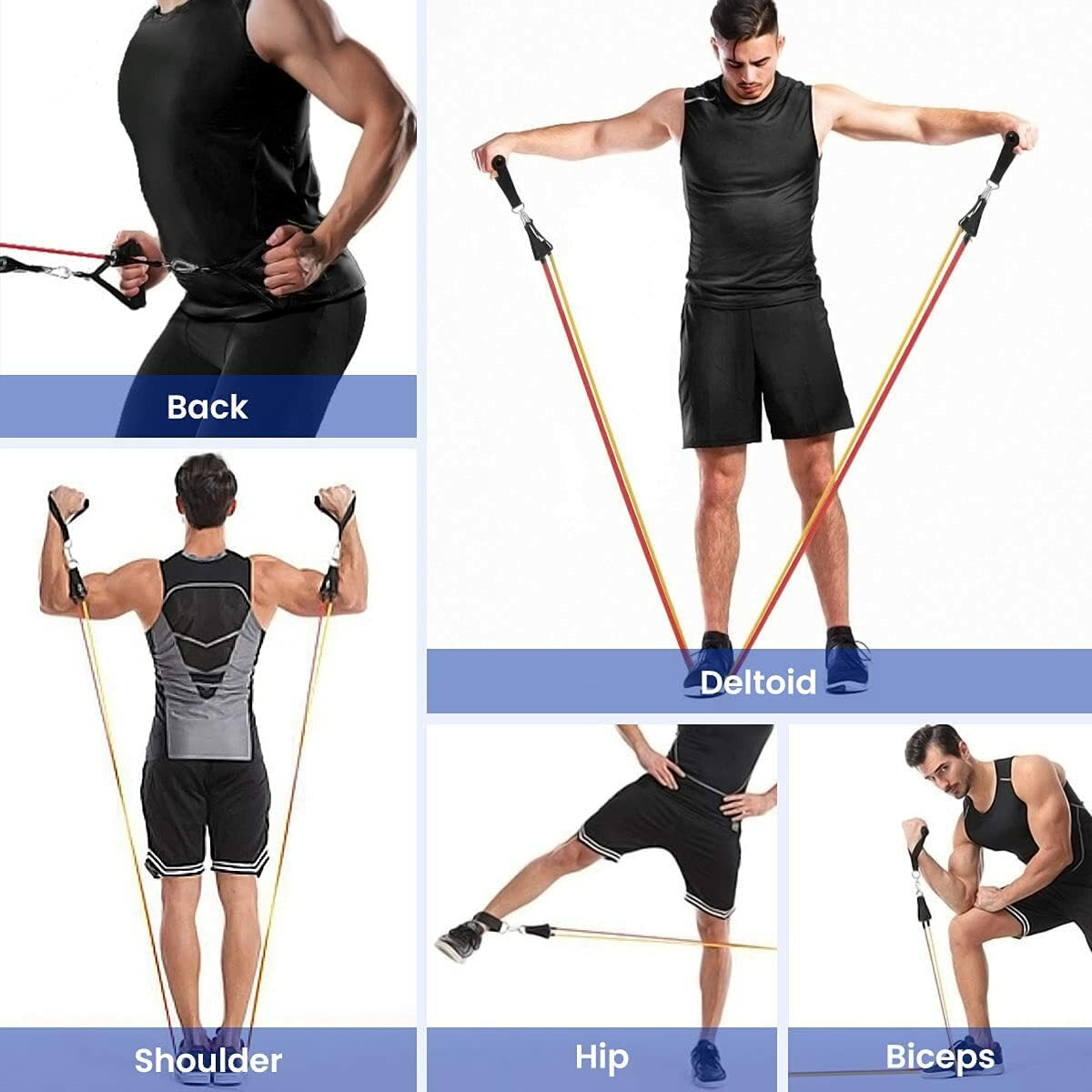 11 Pieces Resistance Bands 