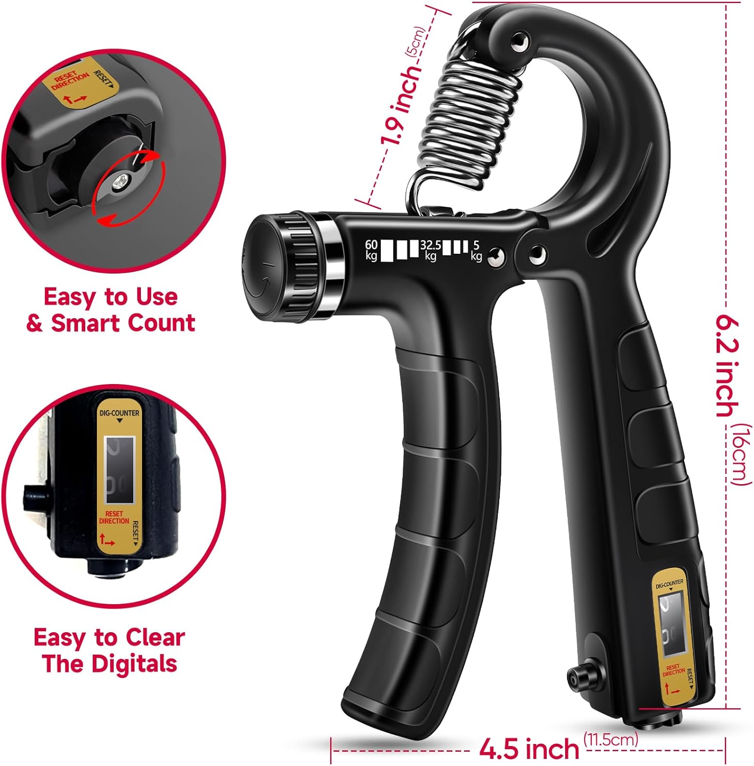 Fitness Hand Grip Strengthener pack