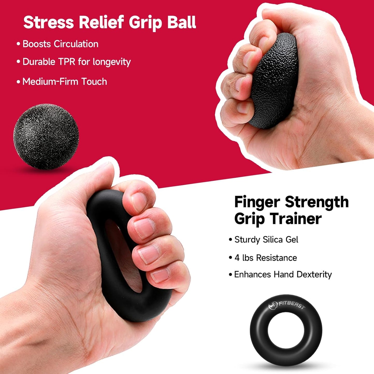Fitness Hand Grip Strengthener pack