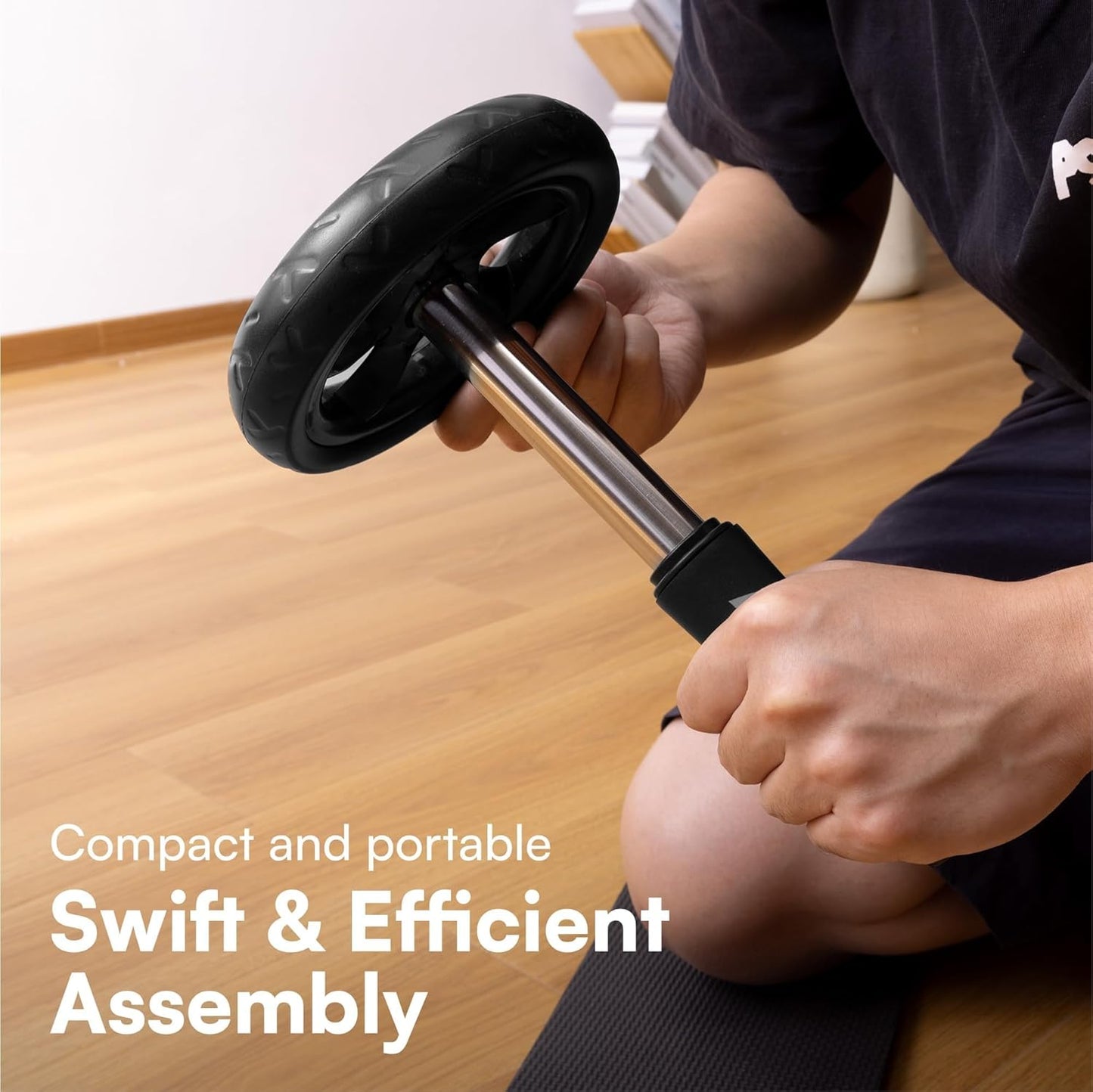  H&S Ab Roller for Strength Training Equipment