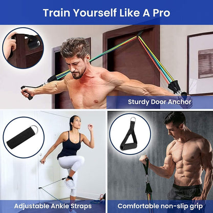 11 Pieces Resistance Bands 