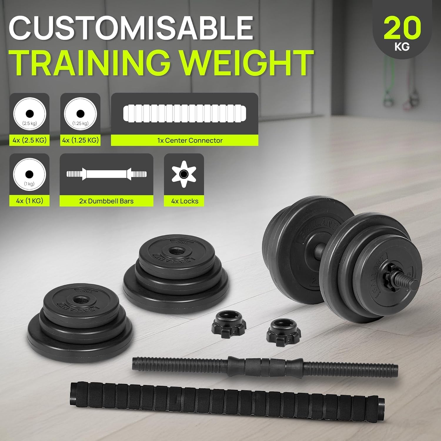 Adjustable Dumbbells Set, Hand Free Weights Set for Strength Training, Weight Lifting, Bodybuilding- Weight Sets for Men and Women