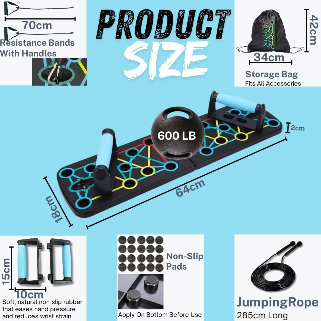 Push up Board with Jump Rope